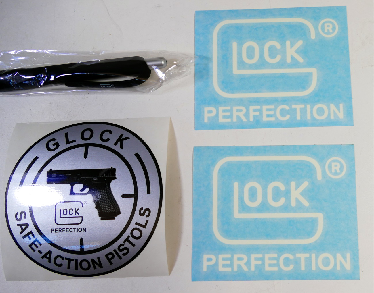 GLOCK / DECAL / PEN / (2) GLOCK CAR WINDOW Sticker 2017 SHOT SHOW NEW 4