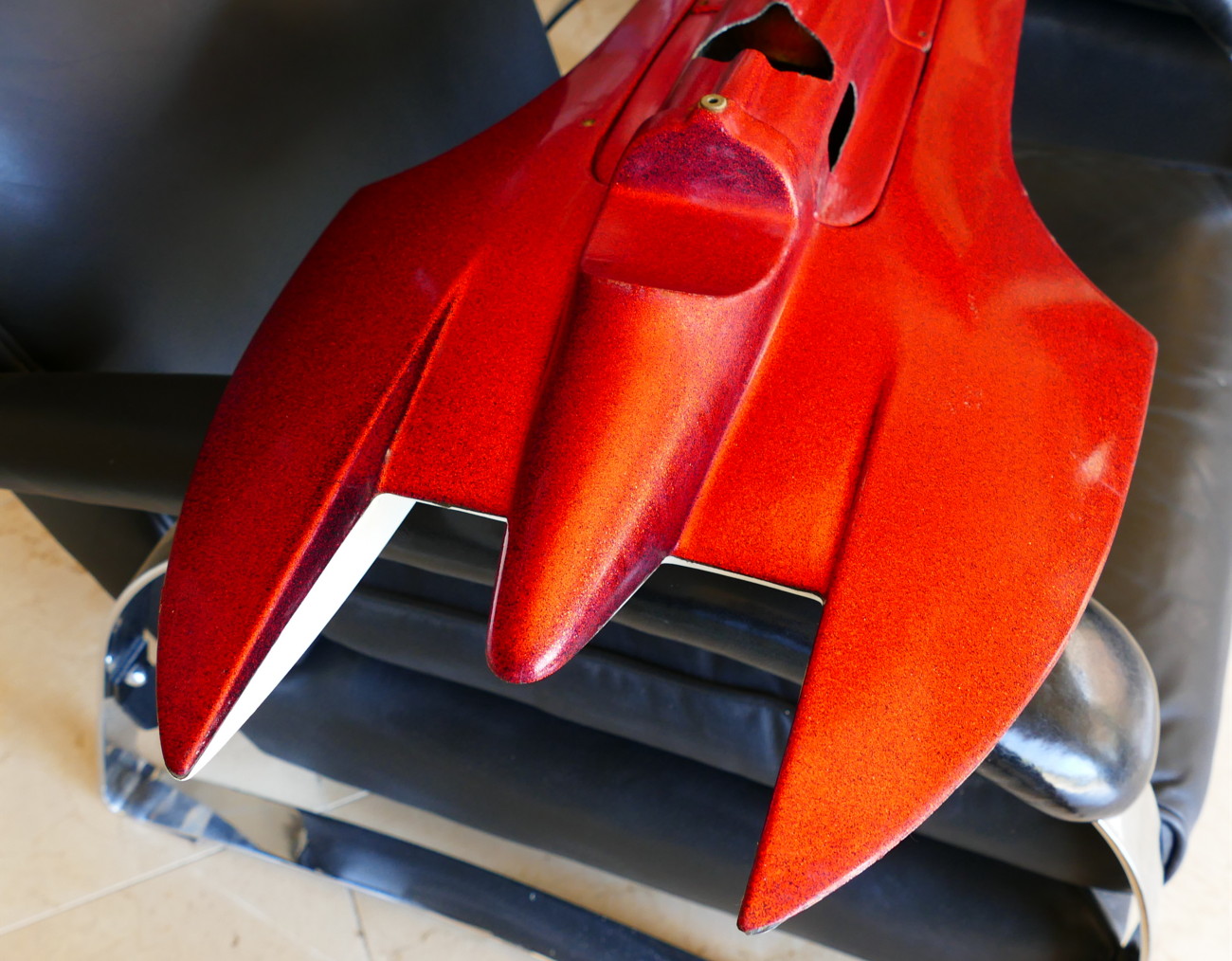 Vintage Rc Tunnel Hull Nitro PICKLE FORK Racing Boat HULL Only W