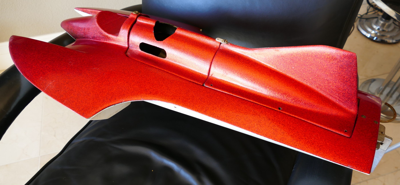 Vintage Rc Tunnel Hull Nitro PICKLE FORK Racing Boat HULL Only W